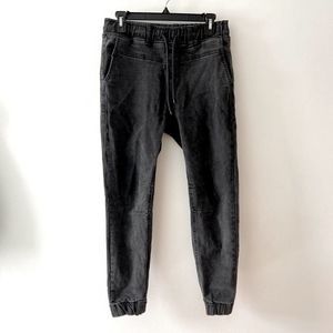 Korean designer streetwear denim joggers / pants M UNI​​​​​